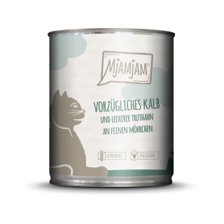 Mjamjam Kalb, Truthahn und Karotten - 800 g