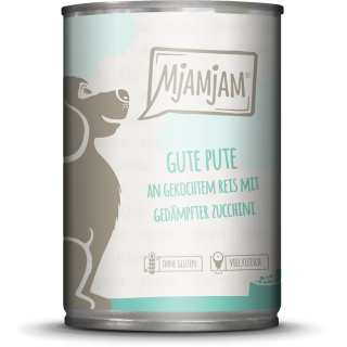 Mjamjam Pute, Reis und Zucchini - 400 g