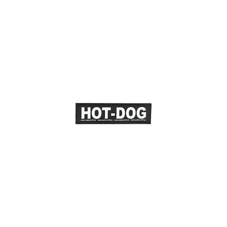 Trixie - Klettsticker für Julius-K9® IDC® Powergeschirre® [Größe S, 11 x 3 cm - HOT-DOG]