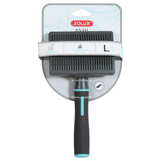 Zolux Anah Einziehbare Slicker-Bürste - Gr. L: L 10,8 x B 5 x H 21 cm