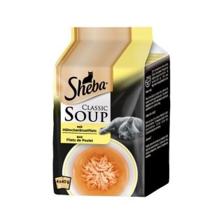 Sheba Classic Soup Hühnchenbrustfilets - Multipack - 16 x 40 g