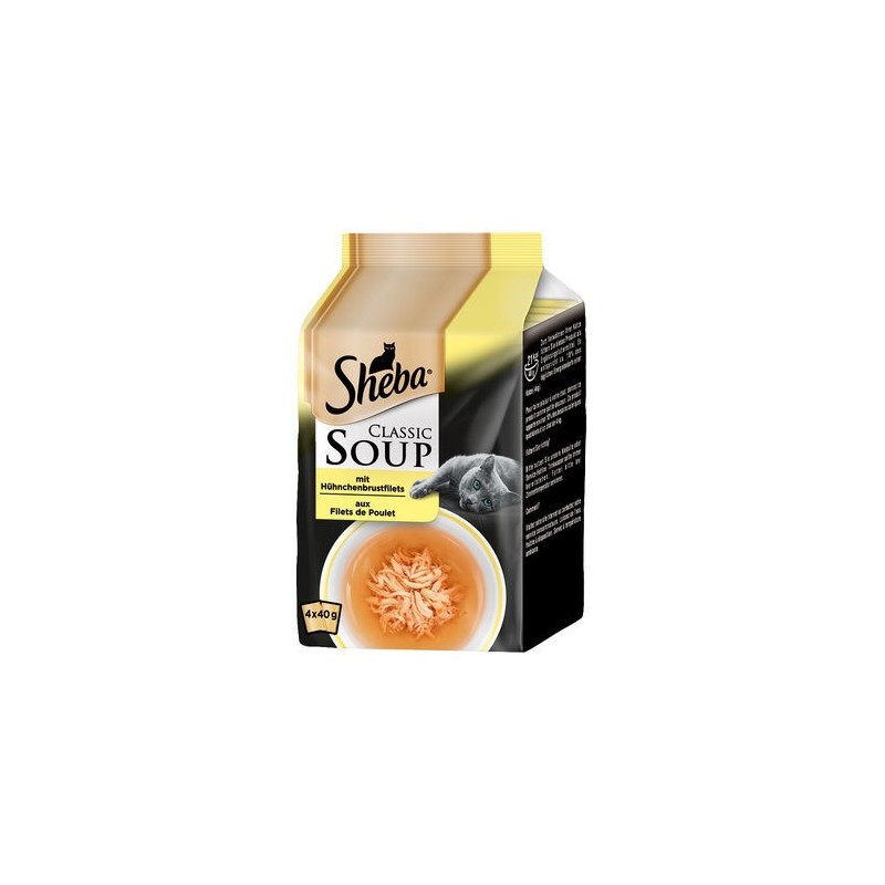 Sheba Classic Soup Hühnchenbrustfilets - Multipack - 16 x 40 g