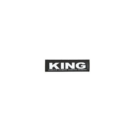 Trixie - Klettsticker für Julius-K9® IDC® Powergeschirre® [Größe S, 11 x 3 cm - KING]