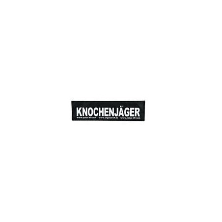 Trixie - Klettsticker für Julius-K9® IDC® Powergeschirre® [Größe S, 11 x 3 cm - KNOCHENJÄGER]