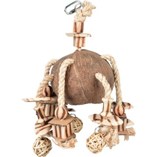 Duvoplus Anhänger mit Holzklötzen und Weidenkugeln - 1 Stk