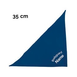 Schecker - Besticktes Halstuch, Bodyguard + Name [35cm - Blau]