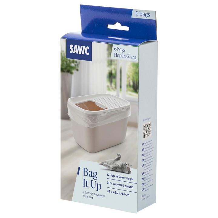 Savic Bag it Up Litter Tray Bags - Hop In Giant (6 Stück)