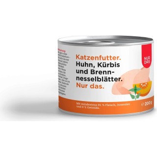 NUR DAS Huhn und Kürbis Dose 200g - 200 g