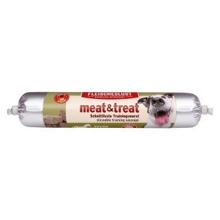 Fleischeslust meat & treat Trainingswurst - Sparpaket: Pferd 6 x 80 g