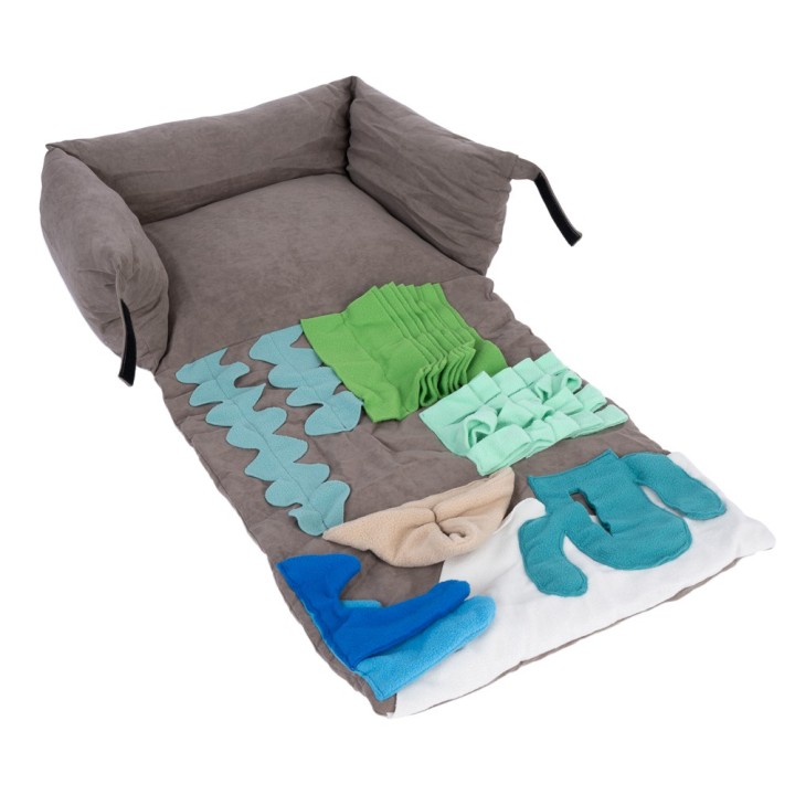 TIAKI Playground Hundebett Mink - L 50 x B 40 x H 17 cm