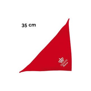 Schecker - Besticktes Halstuch, Prinzessin + Krone + Name [35cm - Rot]