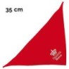Schecker - Besticktes Halstuch, Prinzessin + Krone + Name [35cm - Rot]