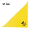 Schecker - Besticktes Halstuch, Prinzessin + Krone + Name [35cm - Gelb]