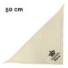 Schecker - Besticktes Halstuch, Prinzessin + Krone + Name [50cm - Beige]