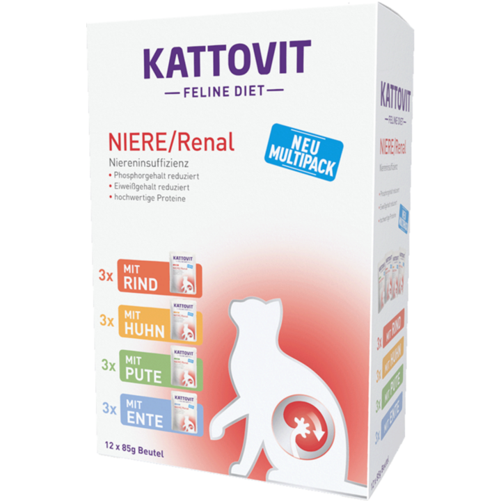 Kattovit Niere/Renal Frischebeutel Multipack  - 1.020 g