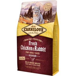 Carnilove Trockenfutter Fresh Chicken & Rabbit - Adult - 2 kg