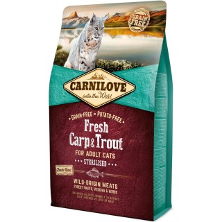 Carnilove Trockenfutter Carp & Trout - Sterilised Adult - 2 kg