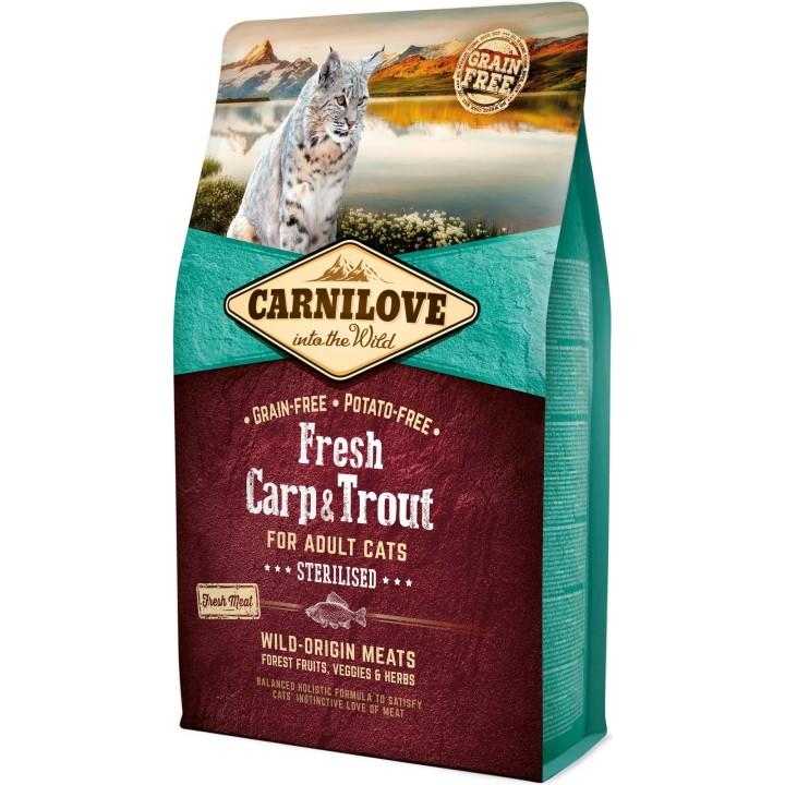 Carnilove Trockenfutter Carp & Trout - Sterilised Adult - 2 kg