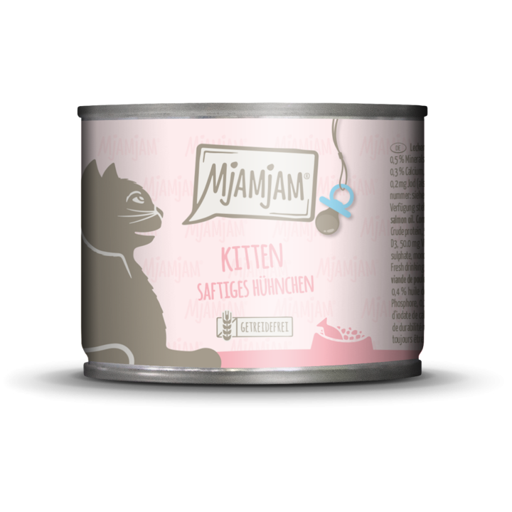Mjamjam Kitten Huhn und Lachsöl - 200 g