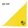 Schecker - Besticktes Halstuch, Prinzessin + Krone + Name [50cm - Gelb]