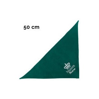 Schecker - Besticktes Halstuch, Prinzessin + Krone + Name [50cm - Petrol]