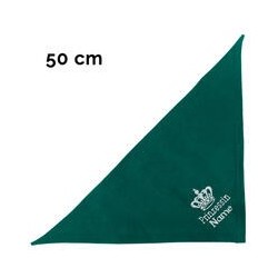 Schecker - Besticktes Halstuch, Prinzessin + Krone + Name [50cm - Petrol]