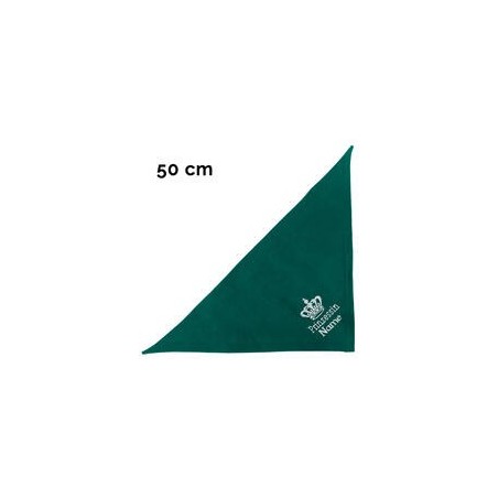 Schecker - Besticktes Halstuch, Prinzessin + Krone + Name [50cm - Petrol]