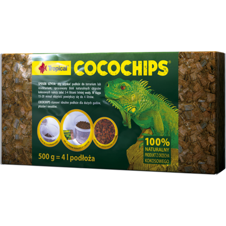 Tropical Cocochips - Kokosnuss Bodengrund - 500 g