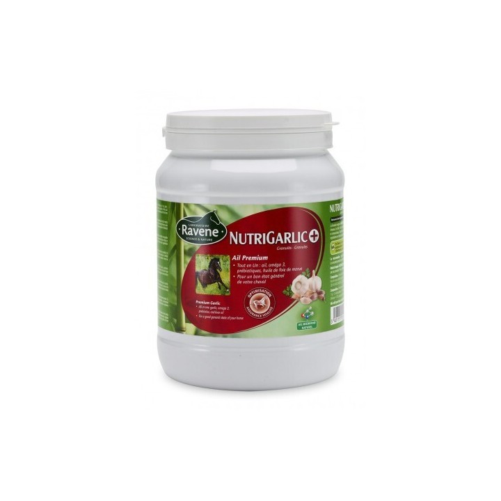 Vitamin-Ergänzungsfuttermittel für Pferde nutrigarlic+ Ravene