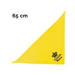 Schecker - Besticktes Halstuch, Prinzessin + Krone + Name [65cm - Gelb]