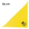 Schecker - Besticktes Halstuch, Prinzessin + Krone + Name [65cm - Gelb]