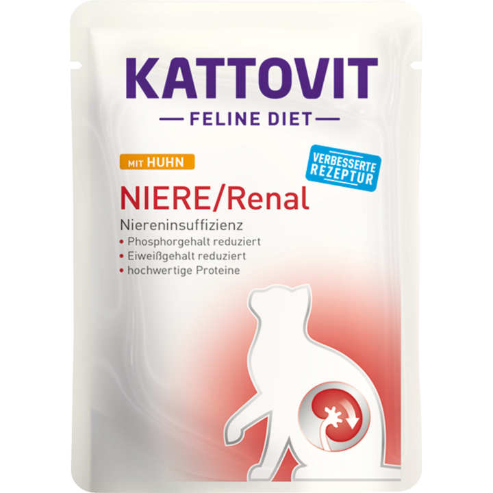 Kattovit Niere/Renal Huhn - 85 g Beutel