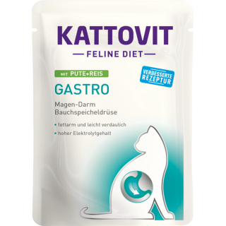 Kattovit Gastro Frischebeutel mit Reis - Pute + Reis