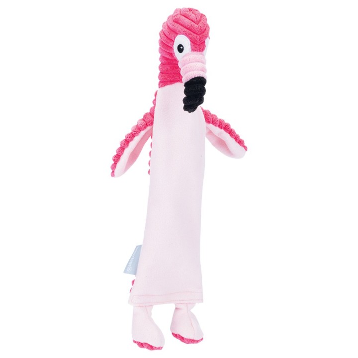 beeztees Flatino Hundespielzeug Flamingo Idro - L 41 x B 24 x H 11 cm