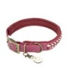 Trendfährte Hundehalsband BioThane® [XXS: 23-30 cm x 24 mm - Bordeaux]
