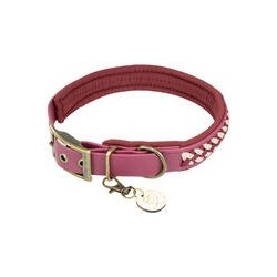 Trendfährte Hundehalsband BioThane® [3XL: 58-65 cm x 43 mm - Bordeaux]