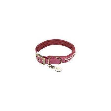 Trendfährte Hundehalsband BioThane® [3XL: 58-65 cm x 43 mm - Bordeaux]