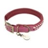 Trendfährte Hundehalsband BioThane® [3XL: 58-65 cm x 43 mm - Bordeaux]