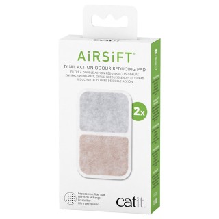 Catit Airsift Dual Action Geruchsreduzierendes Pad - 2 Stück