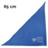 Schecker - Besticktes Halstuch kleiner König + Krone + Name [65cm - Royalblau]
