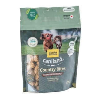 Caniland Country Bites "Farmers Breakfast" mit Schinken - Sparpaket: 5 x 125 g