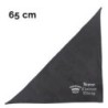 Schecker - Besticktes Halstuch kleiner König + Krone + Name [65cm - Schwarz]