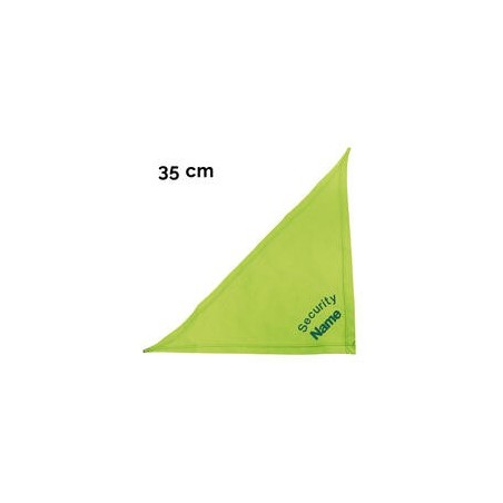 Schecker - Besticktes Halstuch Security + Name [35cm - Kiwi]