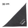 Schecker - Besticktes Halstuch Security + Name [35cm - Schwarz]