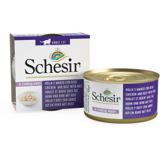 Schesir Dose Natural 85g - Huhn und Rind