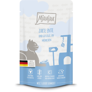Mjamjam Ente, Geflügel und Karotten Portionsbeutel - 125 g