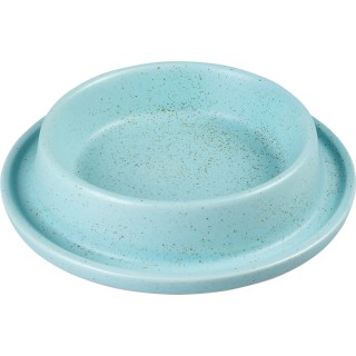 Duvoplus Anti-Verschütten Futternapf 'Stone Speckle' türkis - 1 Stk