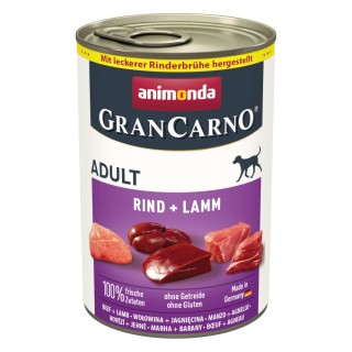 animonda GranCarno Original Adult 6 x 400 g - Rind + Lamm