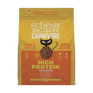 Schesir Born Carnivore High Protein Huhn mit Ei - 255 g