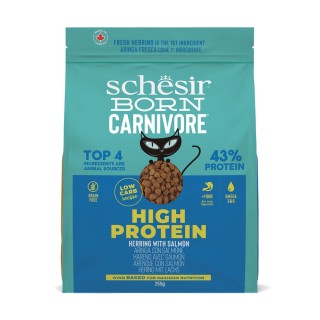 Schesir Born Carnivore High Protein Hering mit Lachs - Sparpaket: 2 x 255 g
